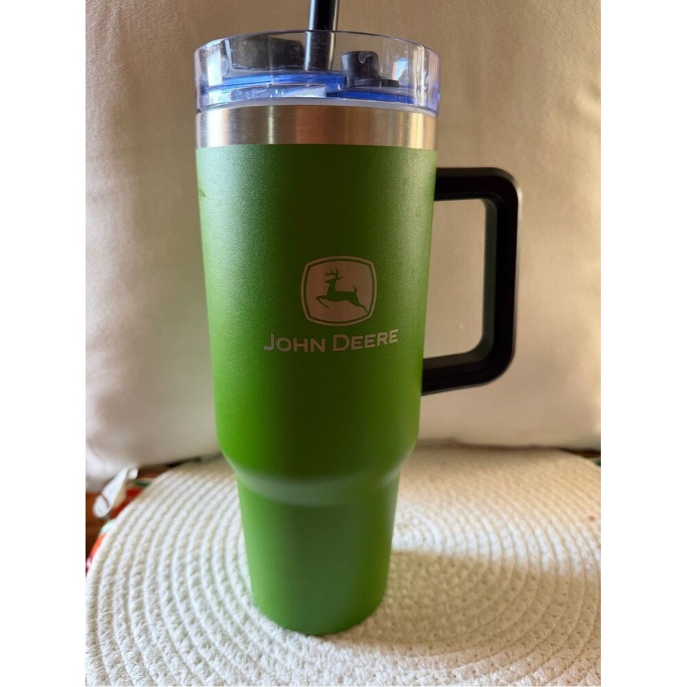 John Deere Green and Black 40 oz Intrepid SS Tumbler